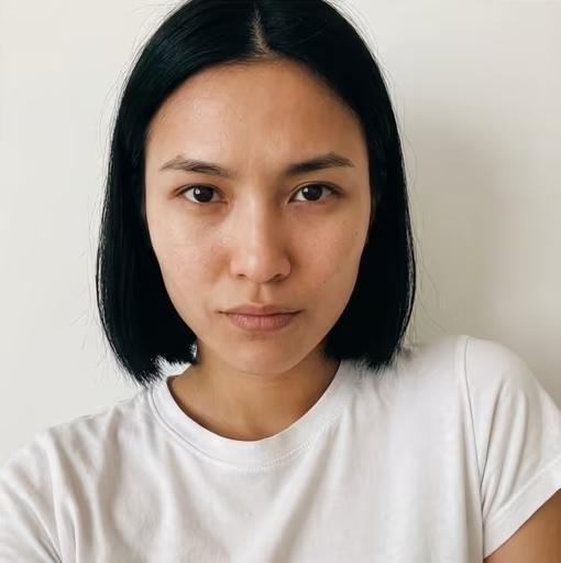Model selected in the myAIwear app before product generation